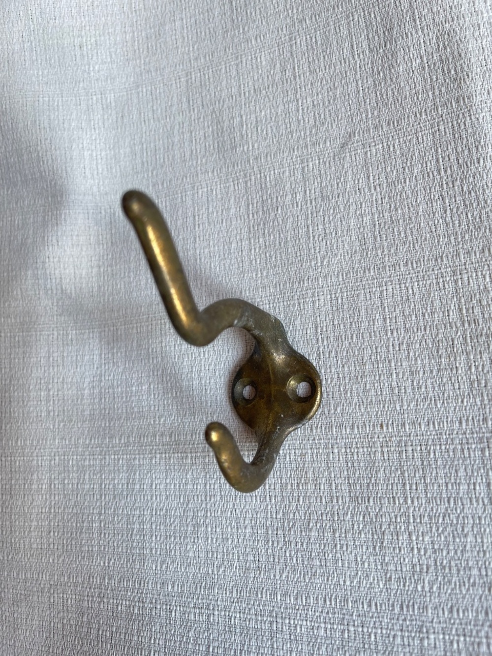Antique Brass Double Wall Hook